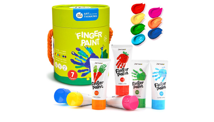 Jarmelo Prstové farby 7 x 60 ml Jarmelo Prstové farby 7 x 60 ml