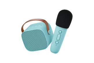 Lalarma Bluetooth Karaoke set mikrofón a reproduktor Modrý Lalarma Bluetooth Karaoke set mikrofón a reproduktor Modrý