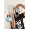 Lalarma Bluetooth Karaoke set mikrofón a reproduktor Modrý