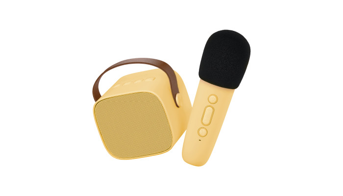 Lalarma Bluetooth Karaoke set mikrofón a reproduktor Žltý