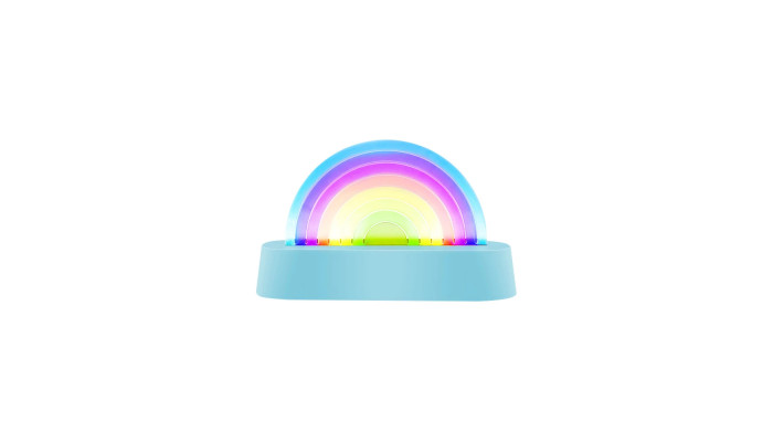 Tancujúca lampa Dúha modrá Tancujúca lampa Dúha modrá