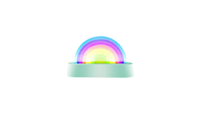 Tancujúca lampa Dúha mentolová Tancujúca lampa Dúha mentolová