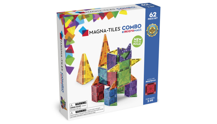 Magnetická stavebnica Combo 62 dielov Magnetická stavebnica Combo 62 dielov