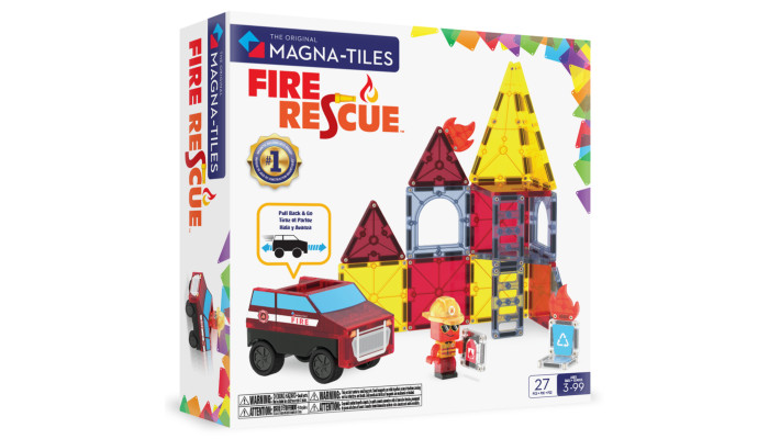 Magnetická stavebnica Fire Rescue 27 dielov Magnetická stavebnica Fire Rescue 27 dielov