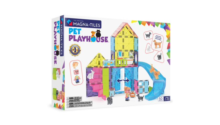 Magnetická stavebnica Pet Playhouse 50 dielov