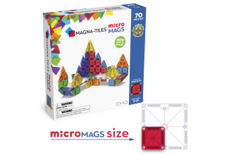 Magnetická stavebnica microMAGS Deluxe Set 70 dielov Magnetická stavebnica microMAGS Deluxe Set 70 dielov