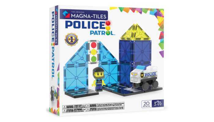 Magnetická stavebnica Police Patrol 20 dielov