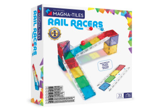Magnetická stavebnica Rail Racers 33 dielov Magnetická stavebnica Rail Racers 33 dielov