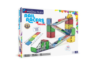 Magnetická stavebnica Rail Racers Deluxe 90 dielov Magnetická stavebnica Rail Racers Deluxe 90 dielov