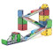 Magnetická stavebnica Rail Racers Deluxe 90 dielov Magnetická stavebnica Rail Racers Deluxe 90 dielov