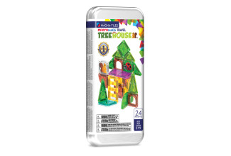 MAGNA-TILES Magnetická stavebnica microMAGS Treehouse Travel Set 24 dielov