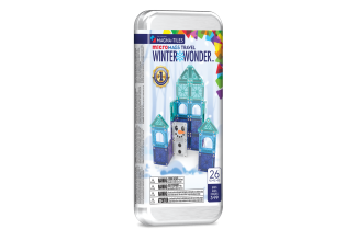 MAGNA-TILES Magnetická stavebnica microMAGS Winter Wonderland Travel Set 26 dielov