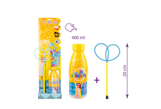 Tuban Sada obruč na bubliny mini butterfly + tekutina 400 ml Tuban Sada obruč na bubliny mini butterfly + tekutina 400 ml
