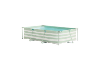 Swim Essentials Bazén s konštrukciou Essence Luxe Old Green Stripe 260x160x65 cm Swim Essentials Bazén s konštrukciou Essence Luxe Old Green Stripe 260x160x65 cm