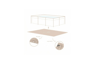 Swim Essentials Podložka pod bazén Essence Sand 260x160 Swim Essentials Podložka pod bazén Essence Sand 260x160