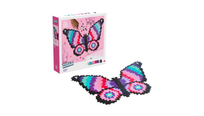 Plus-Plus Skladaj podľa čísiel - Motýľ (800 ks) Plus-Plus Skladaj podľa čísiel - Motýľ (800 ks)